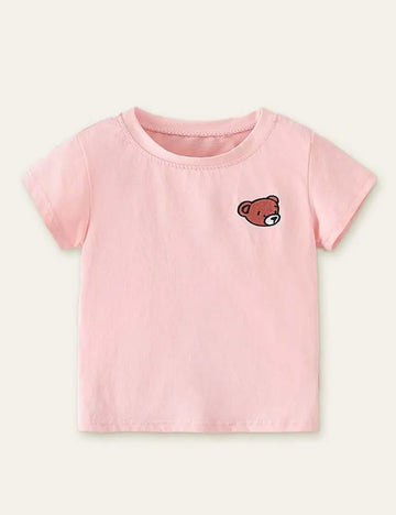 Bear Embroidered T-shirt - Mini Taylor